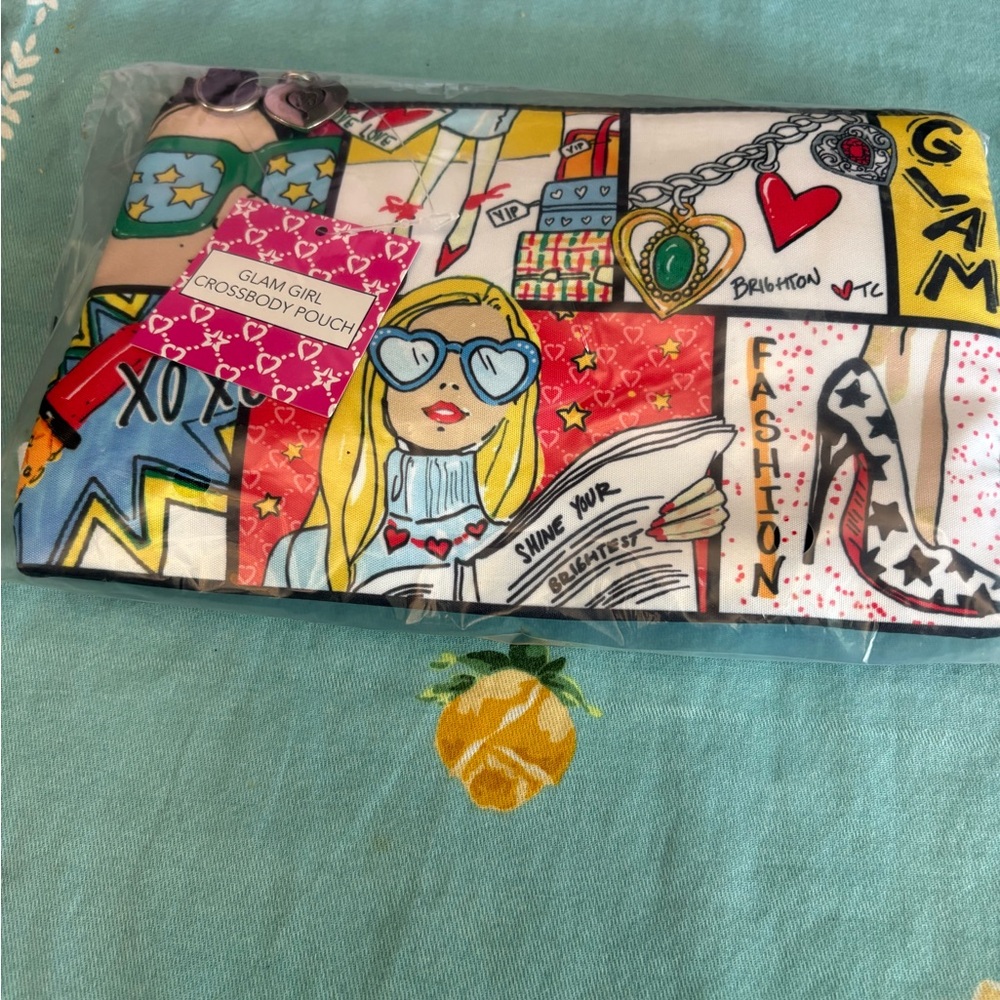 Brighton Pop-Art Crossbody Pouch -